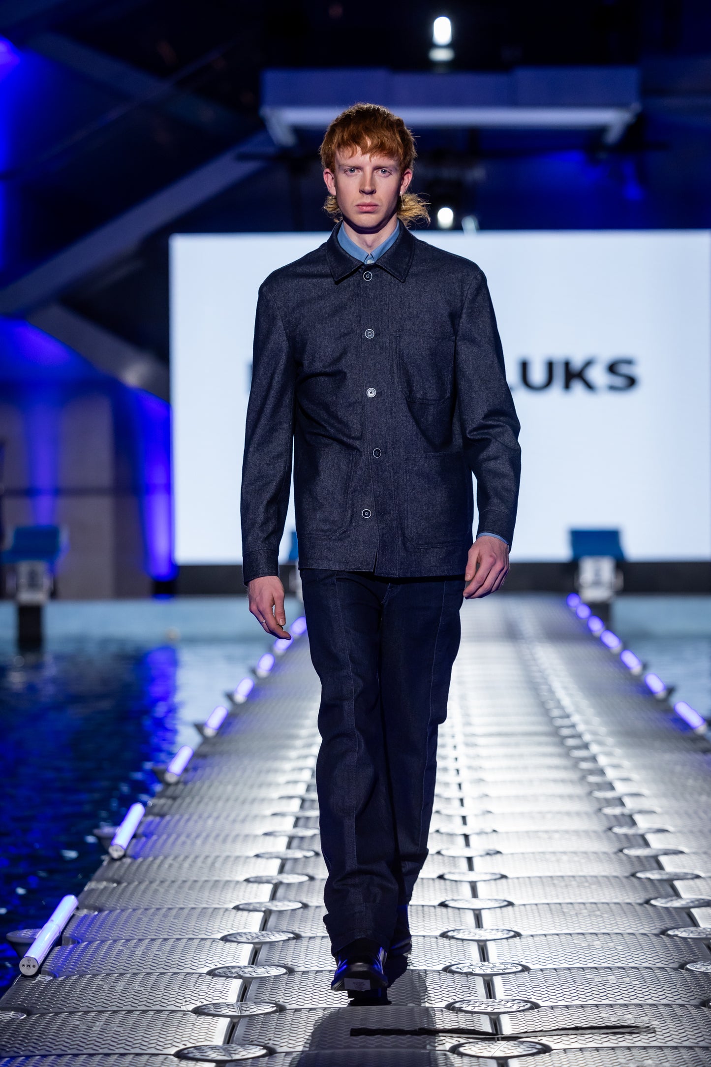 Denim Look Work Jacket