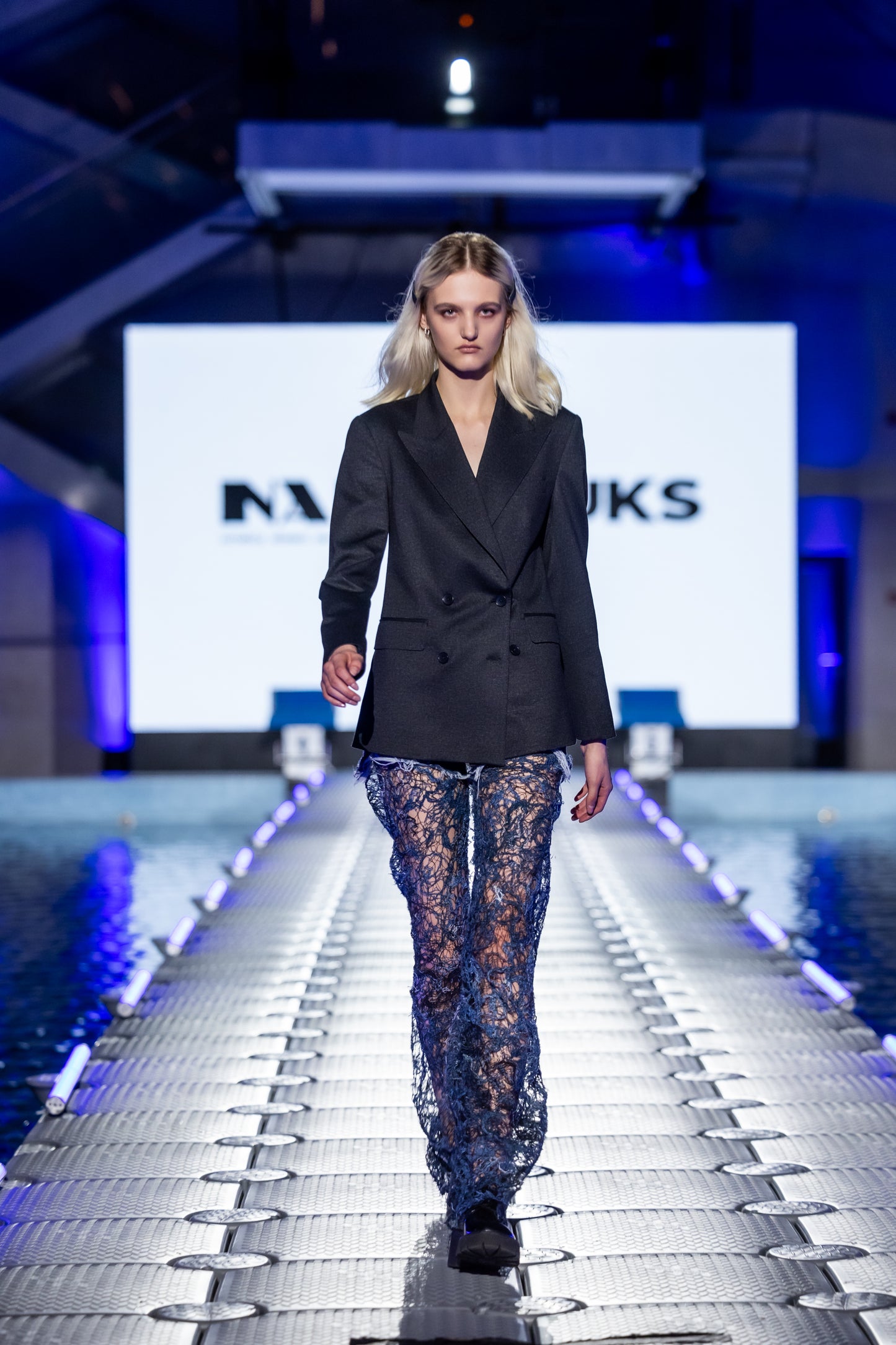 Women's Double-breasted Jersey Blazer