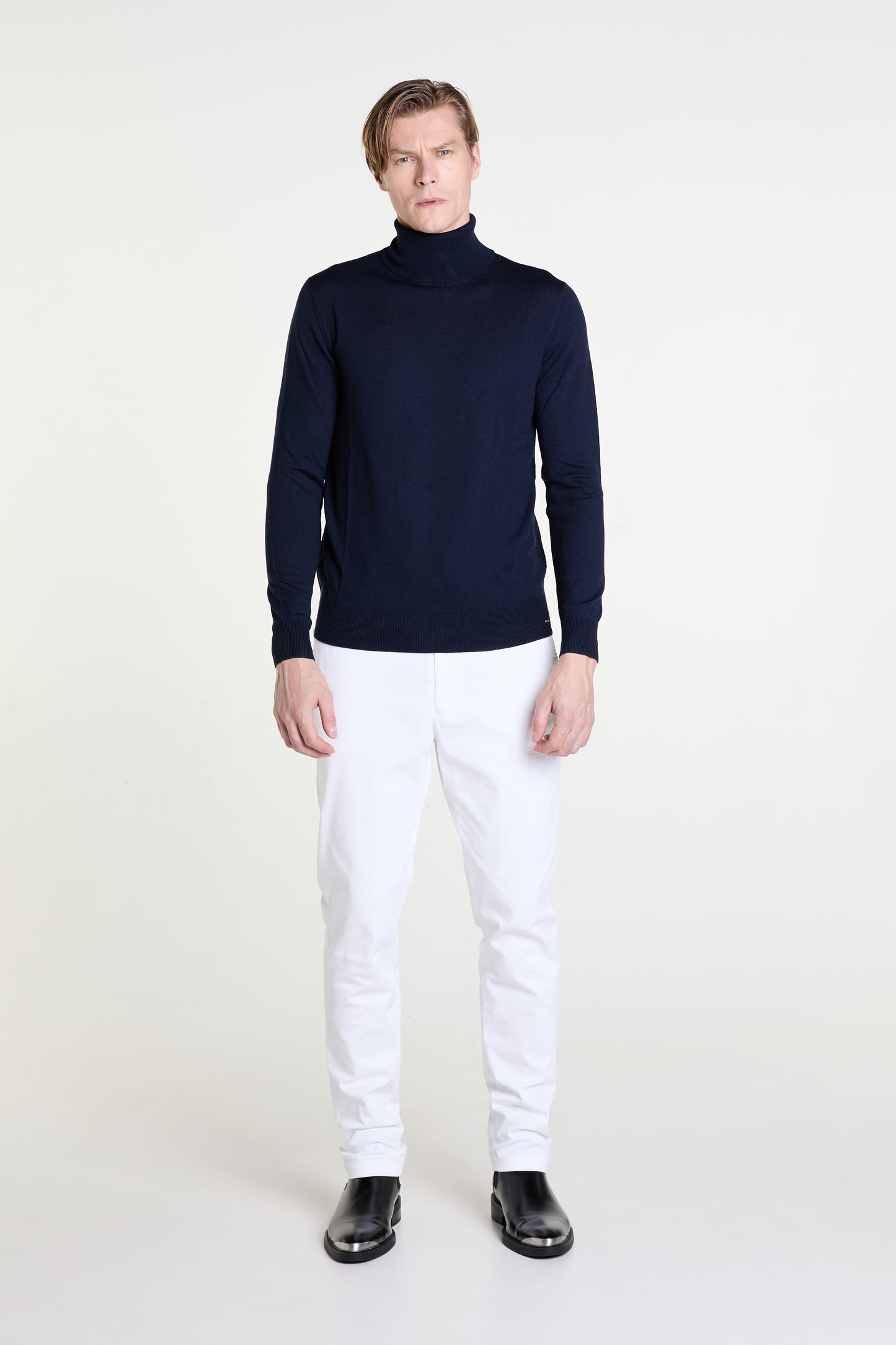 Slim-fit Chinos In Serge