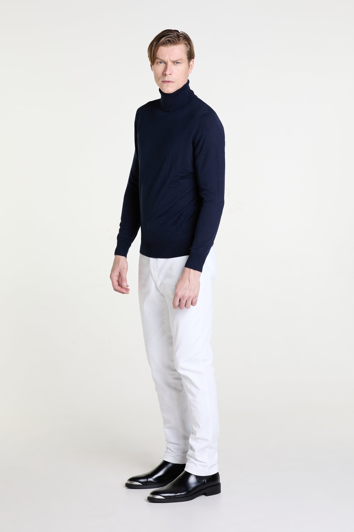 Slim-fit Chinos In Serge