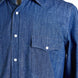 Made to Measure “Django” Shirt in Cotton Denim fabric by Carlo Bassetti