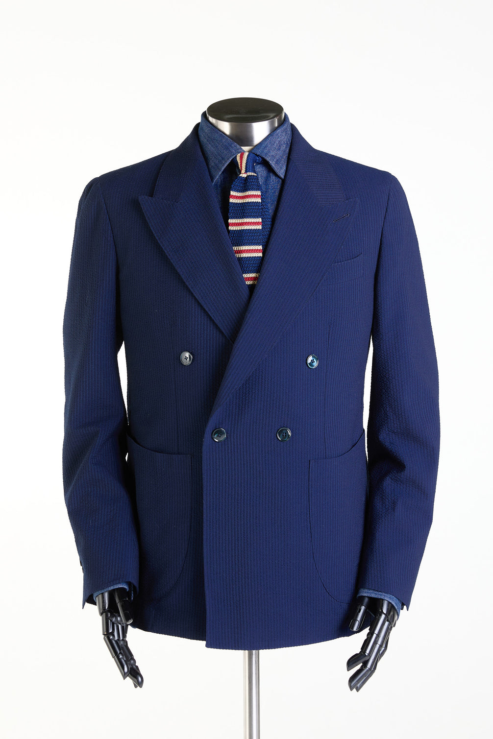 Made to Measure “Mare” Soft Suit in S’150 Wool and Silk “Lightest” fabric by Loro Piana