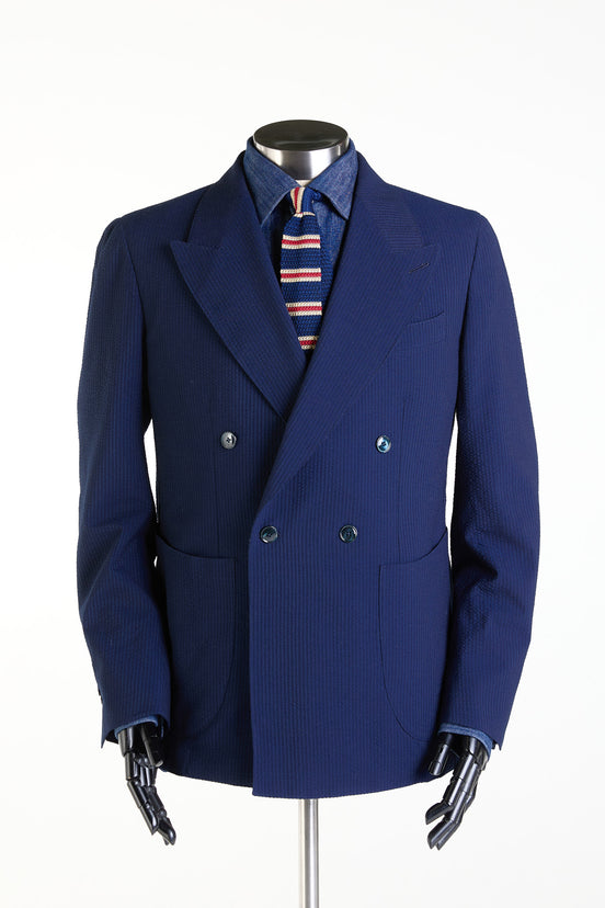 Made to Measure “Mare” Soft Suit in S’150 Wool and Silk “Lightest” fabric by Loro Piana