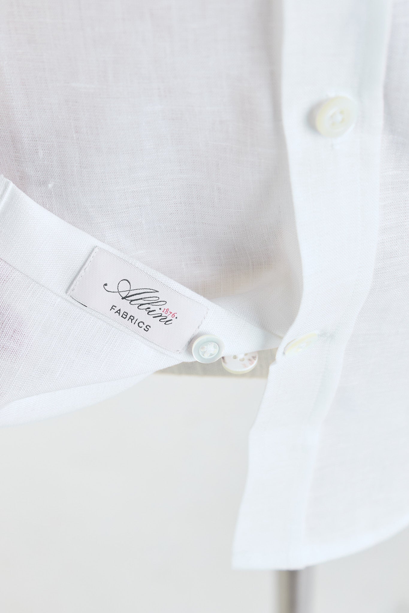 Made to Measure “Alfresco” Shirt in Pure Linen fabric by Albini