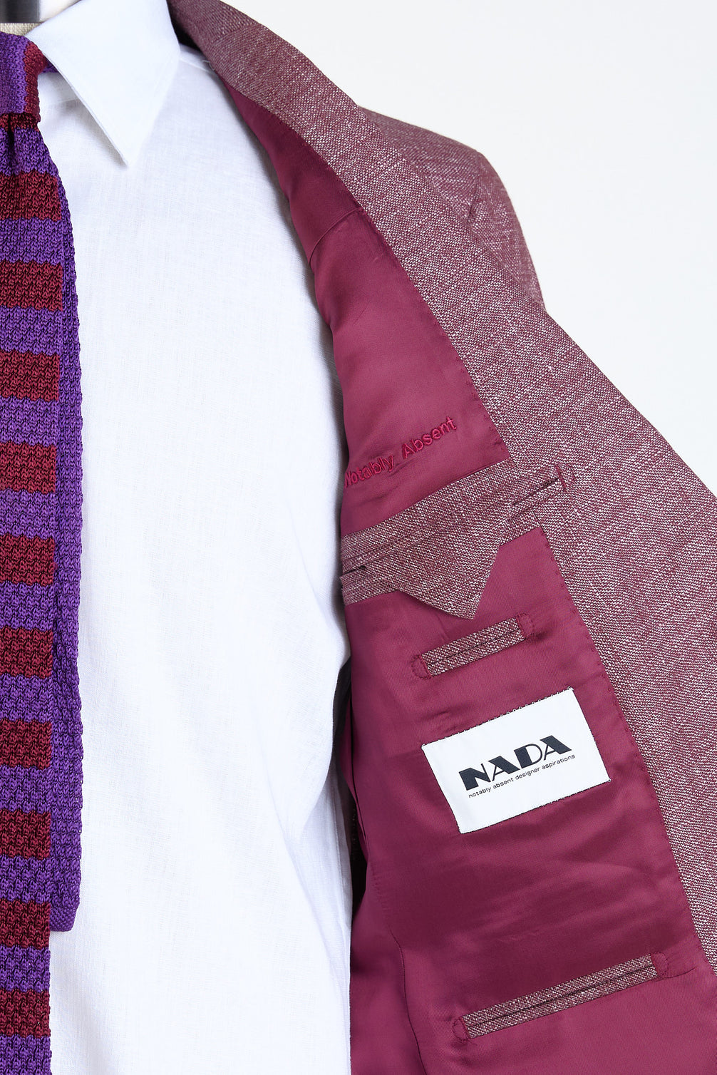 Made to Measure “Pinot” Jacket in Linen and Wool fabric by Reda
