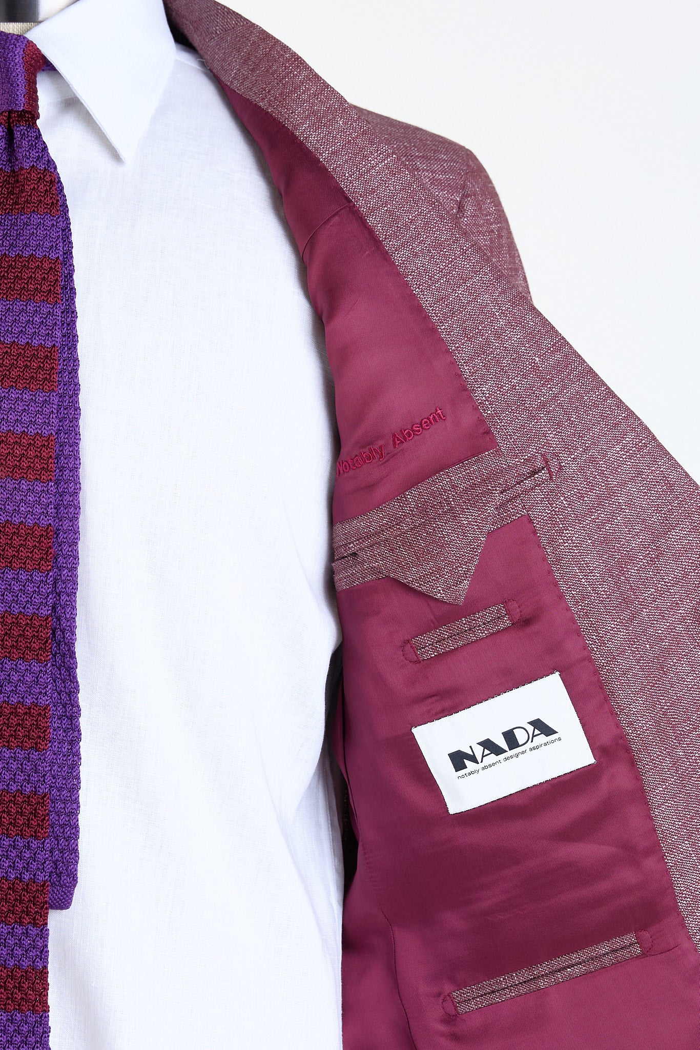 Made to Measure “Pinot” Jacket in Linen and Wool fabric by Reda