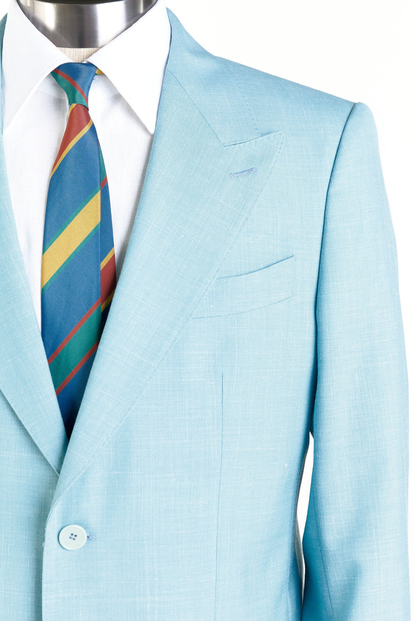 Made to Measure “Davide” Suit in Wool, Linen and Silk fabric by Marzotto