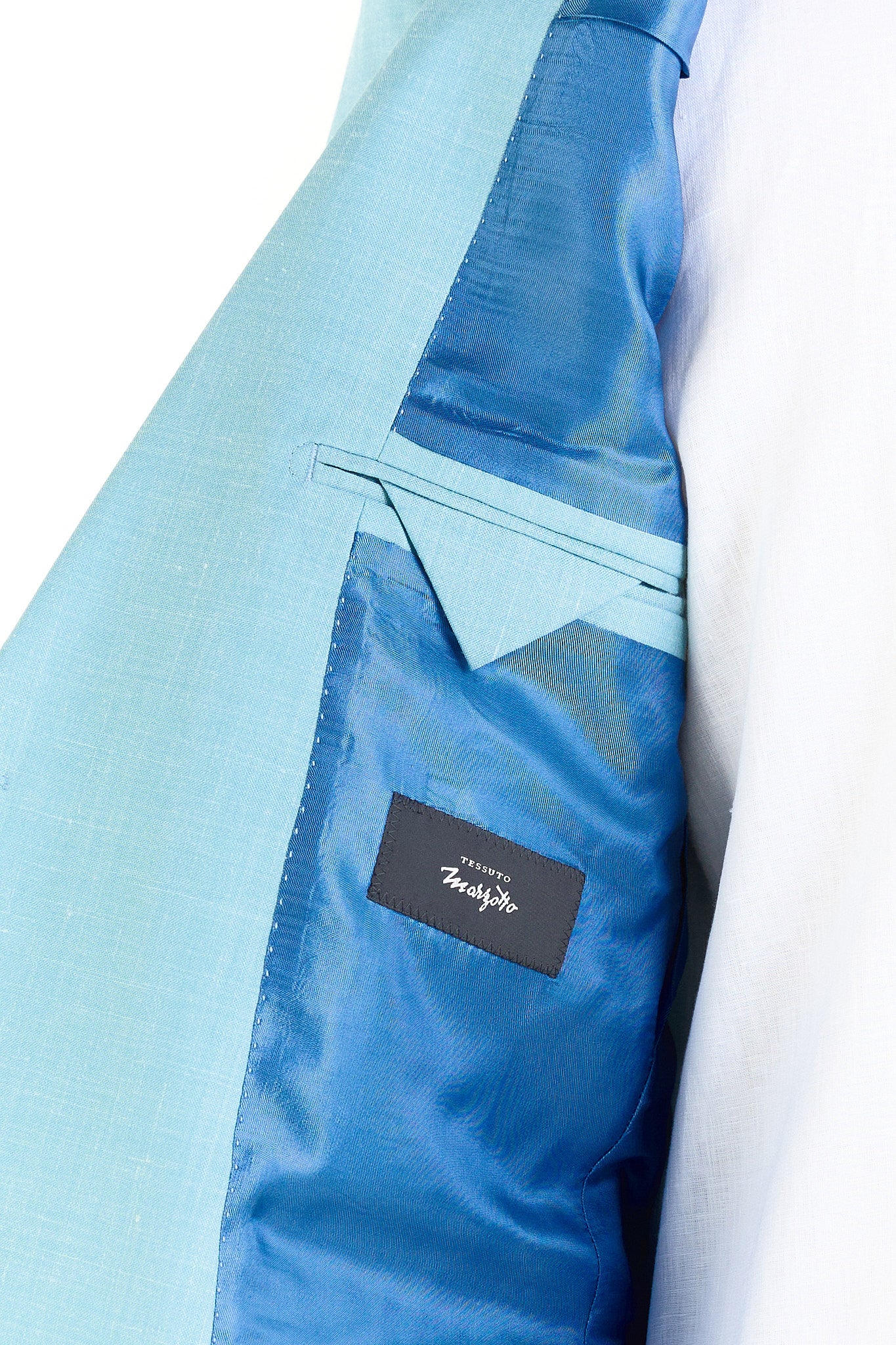 Made to Measure “Davide” Suit in Wool, Linen and Silk fabric by Marzotto