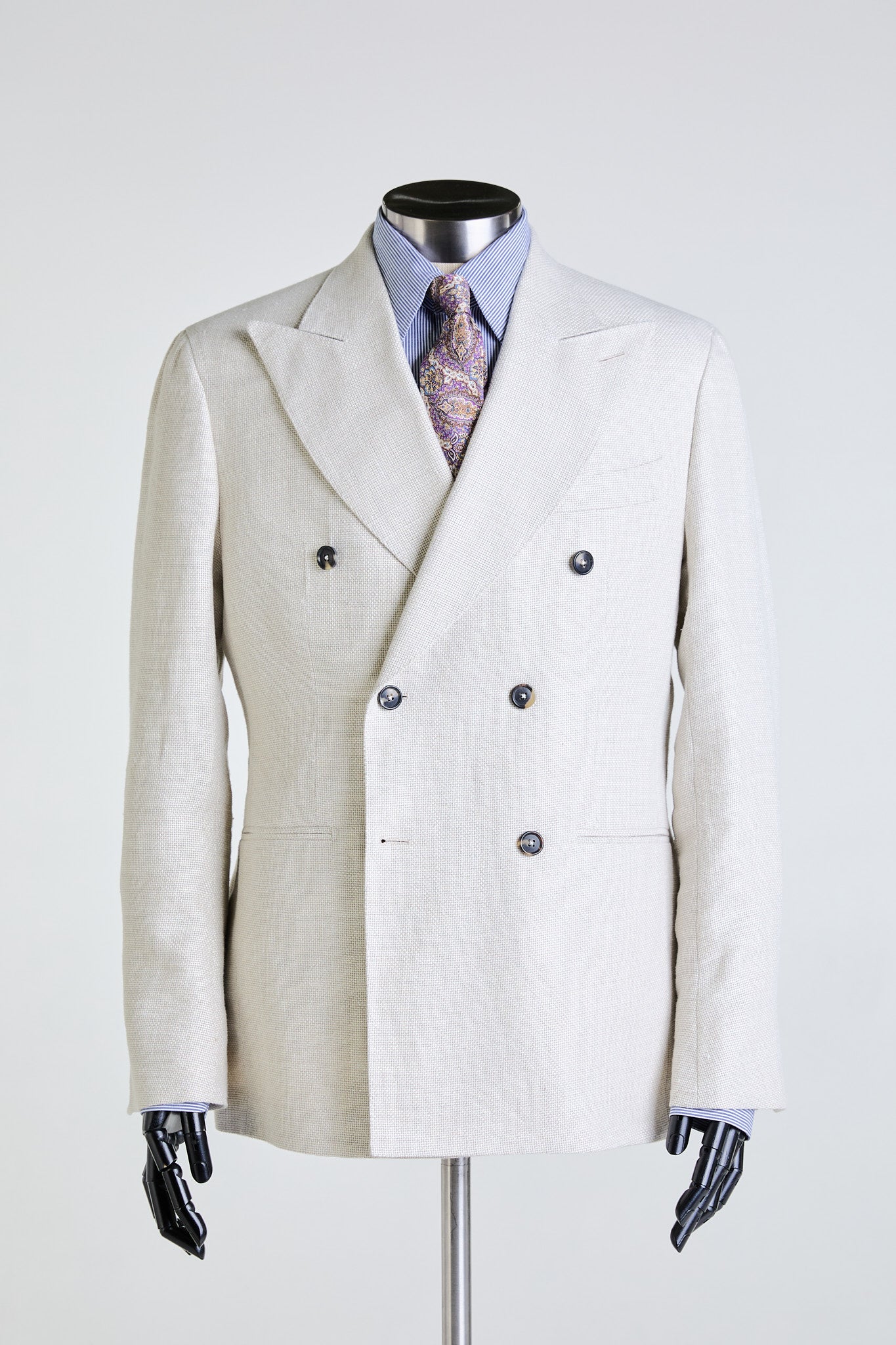 Made to Measure “Canapa” Jacket in Hemp and Wool fabric by Tallia di Delfino