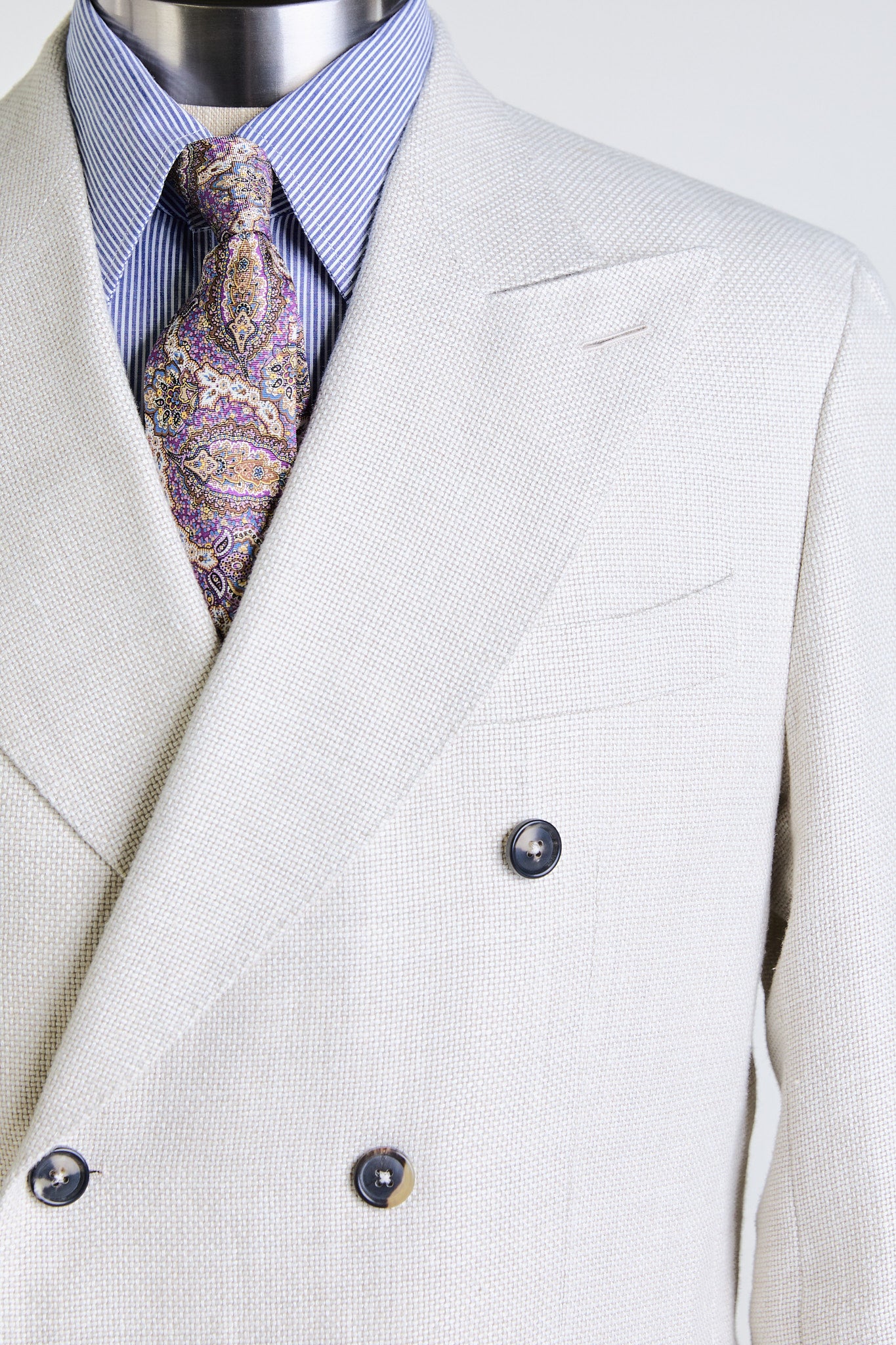 Made to Measure “Canapa” Jacket in Hemp and Wool fabric by Tallia di Delfino
