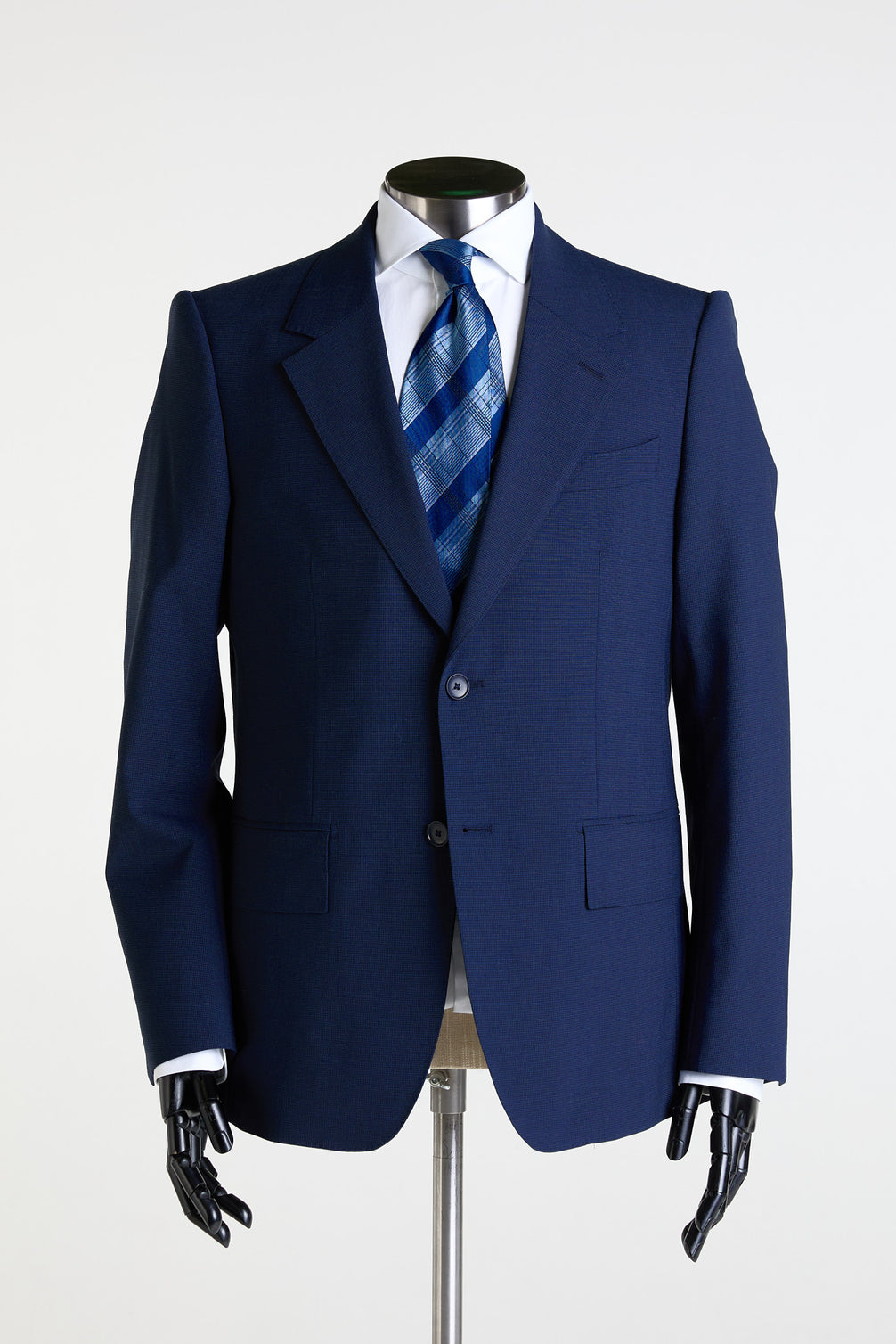 Made to Measure “Traveller” Suit in Wool, Recycled Polyester and Elastane