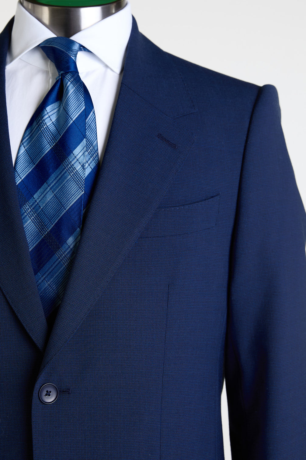 Made to Measure “Traveller” Suit in Wool, Recycled Polyester and Elastane