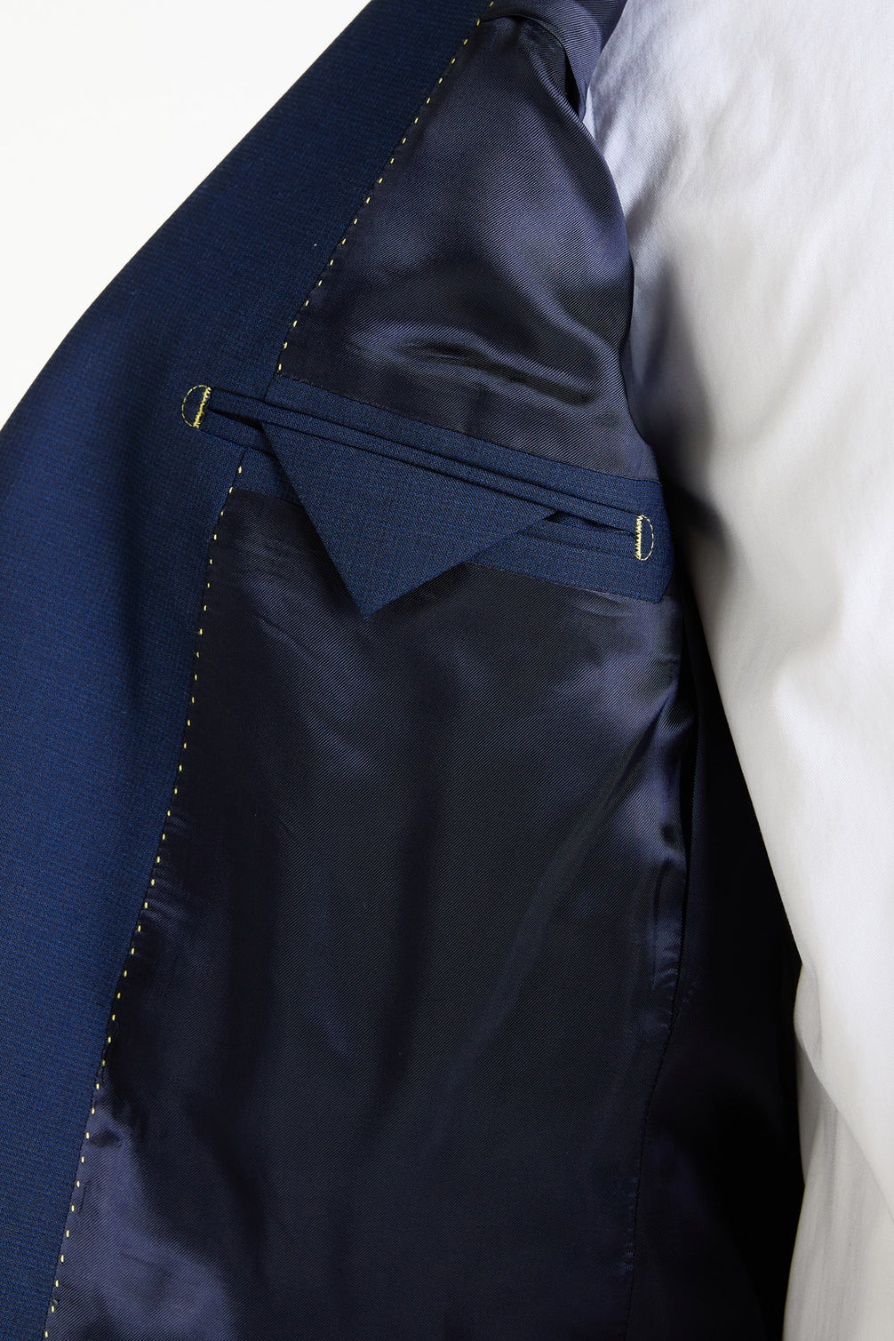 Made to Measure “Traveller” Suit in Wool, Recycled Polyester and Elastane