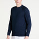Crewneck Sweater in Navy Superfine Cotton