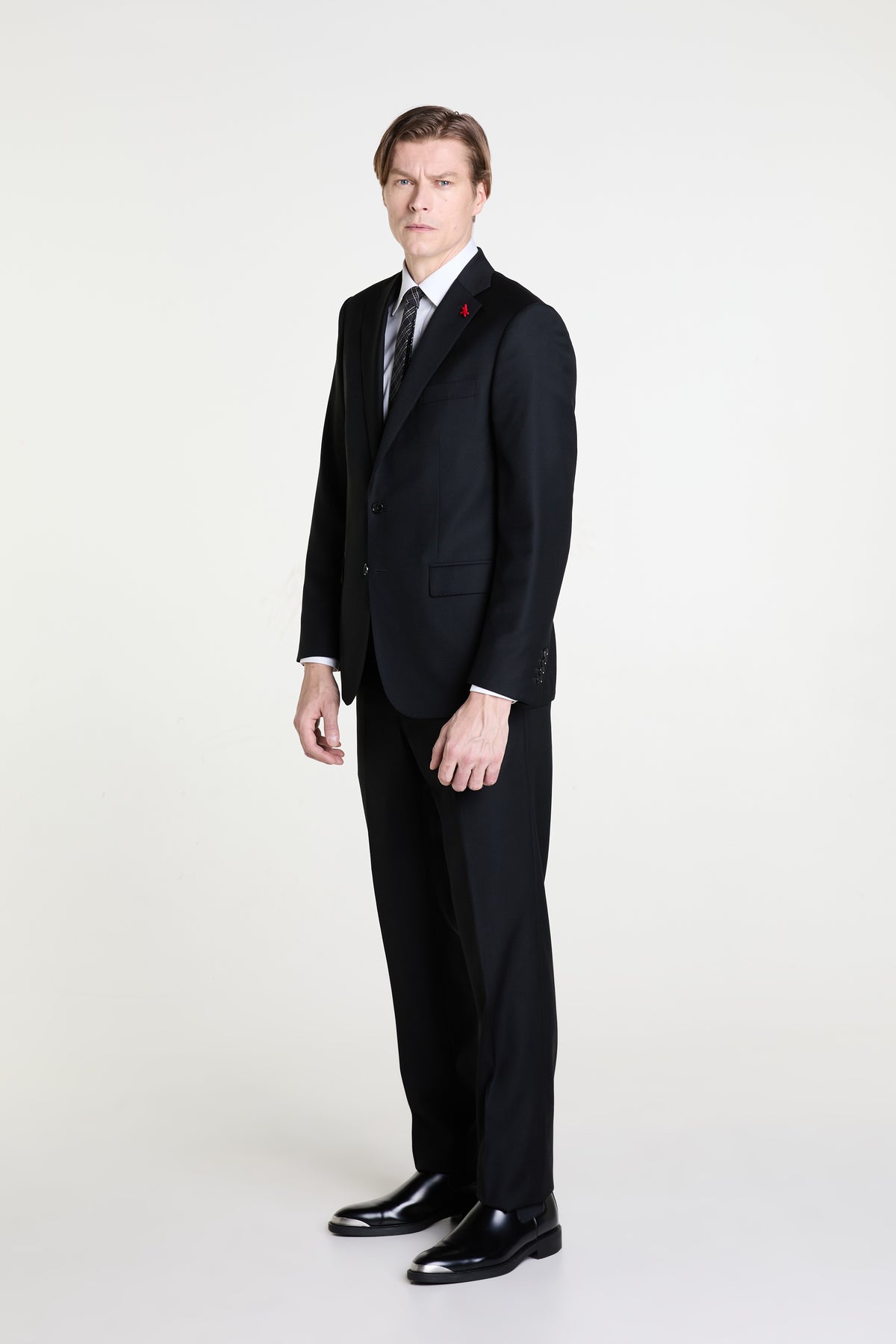 Made to Measure “Regular Traveller” Suit in Wool, Recycled Polyester and Elastane