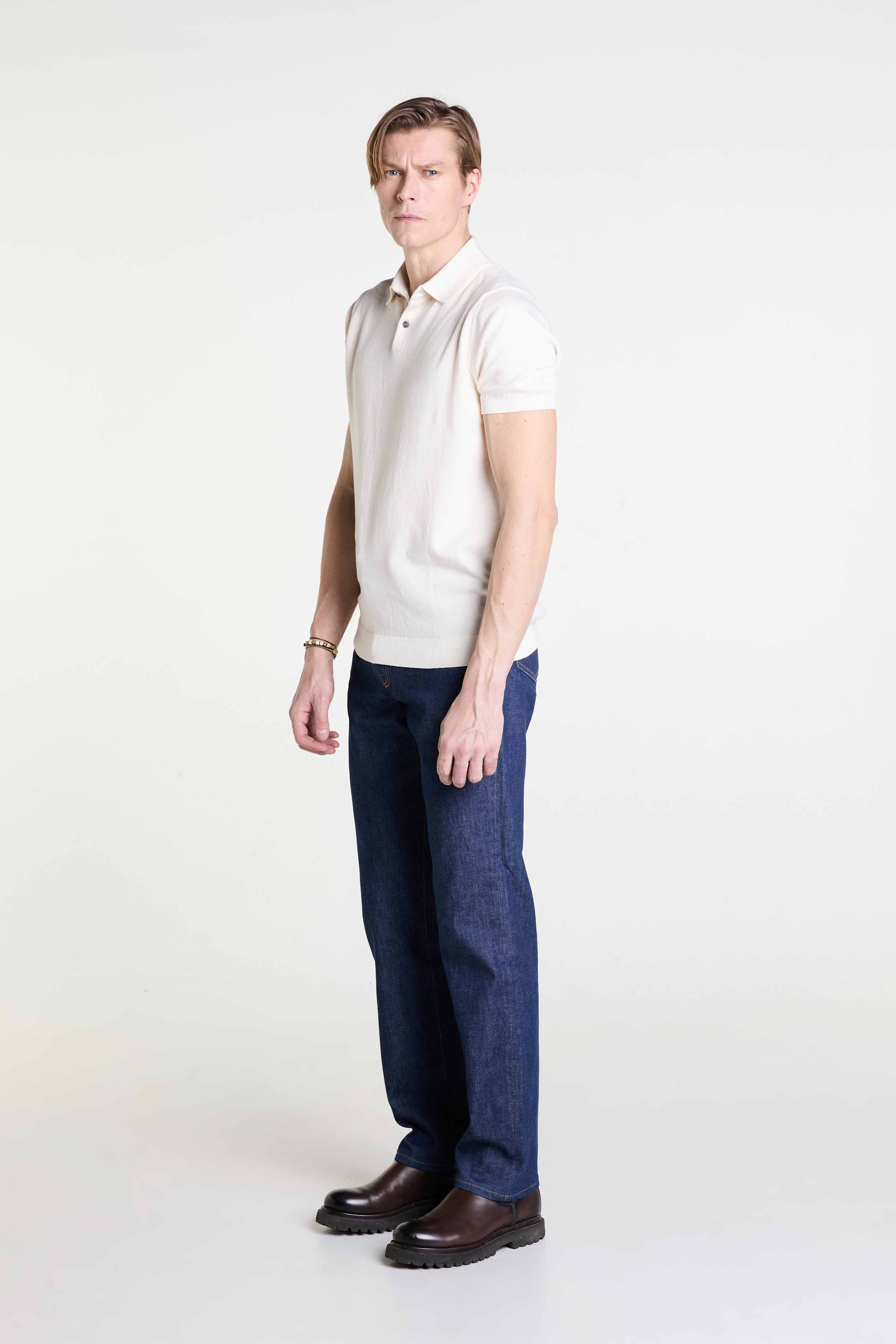 Made to Measure “Abisso” Jeans in Deep Water Wash Denim