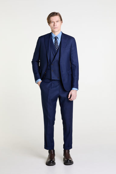 Made to Measure “Lucido” Suit in S’130 Wool fabric by Carlo Barbera