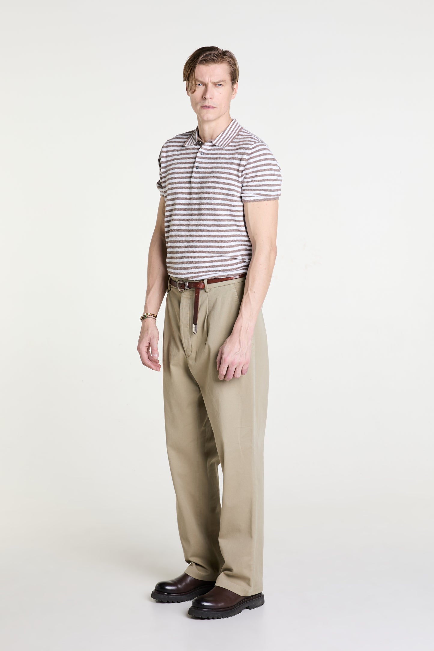 Baggy Chinos In Heavy Twill