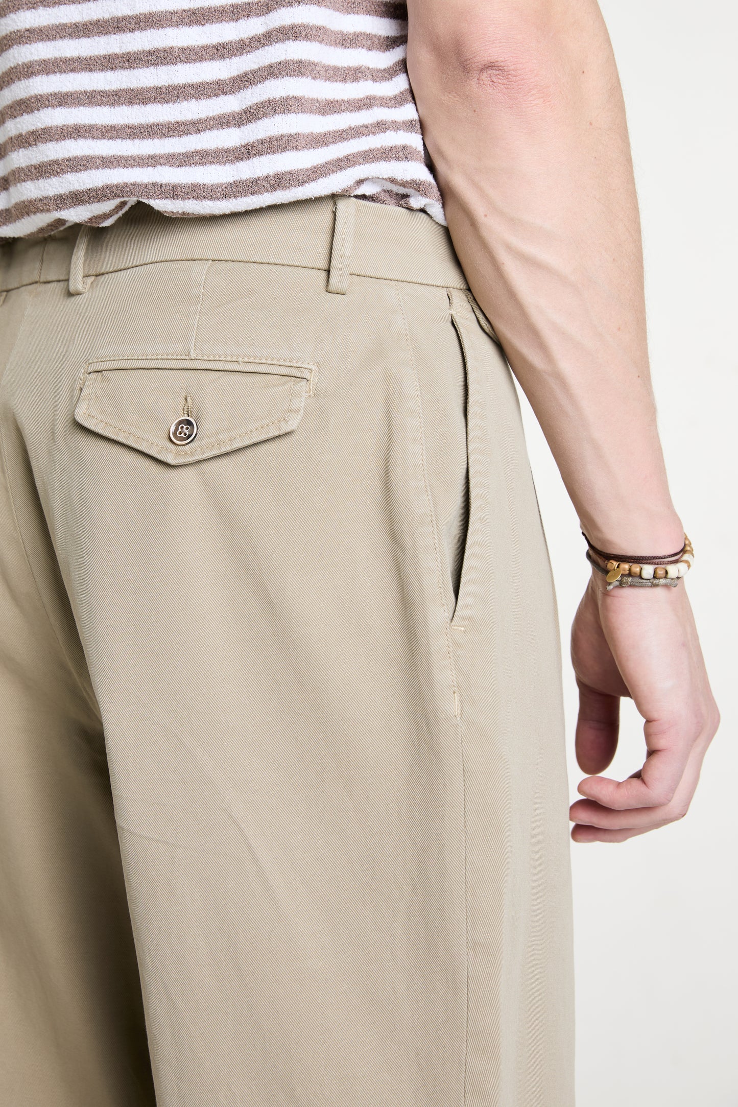 Baggy Chinos In Heavy Twill