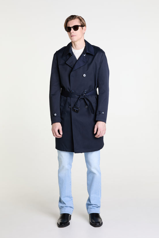 Made to Measure “Monty” Trench Coat in Water Repellent Cotton blend