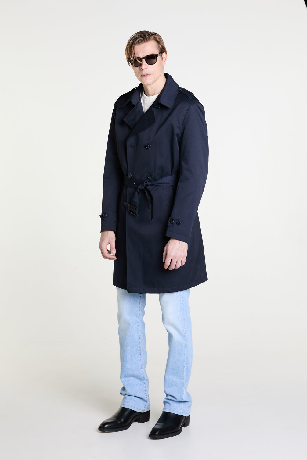 Made to Measure “Monty” Trench Coat in Water Repellent Cotton blend