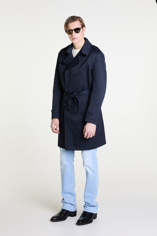Made to Measure “Monty” Trench Coat in Water Repellent Cotton blend