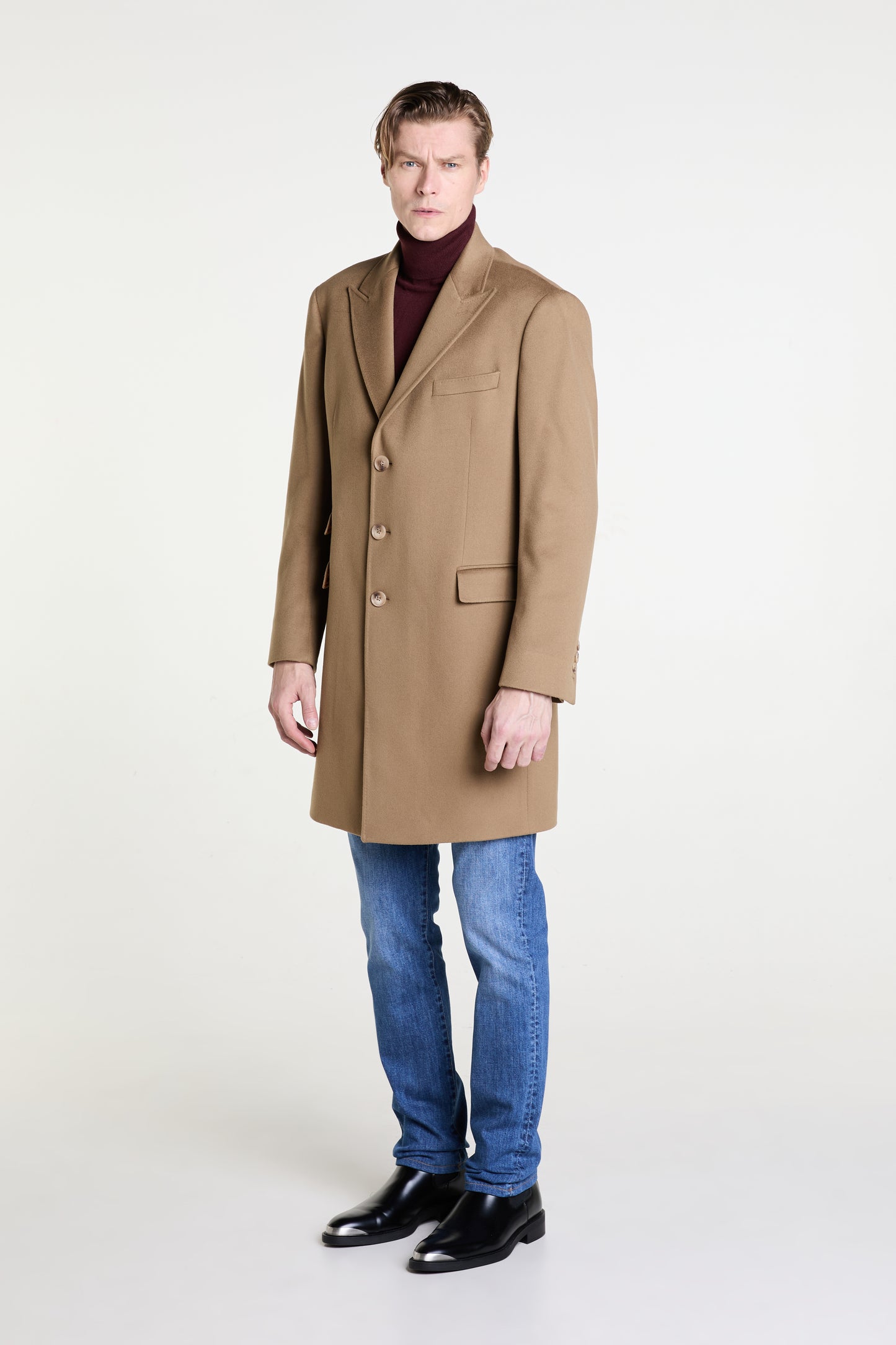 Tailored Camel Coat