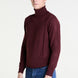 Rollneck Sweater in Burgundy Merino Wool