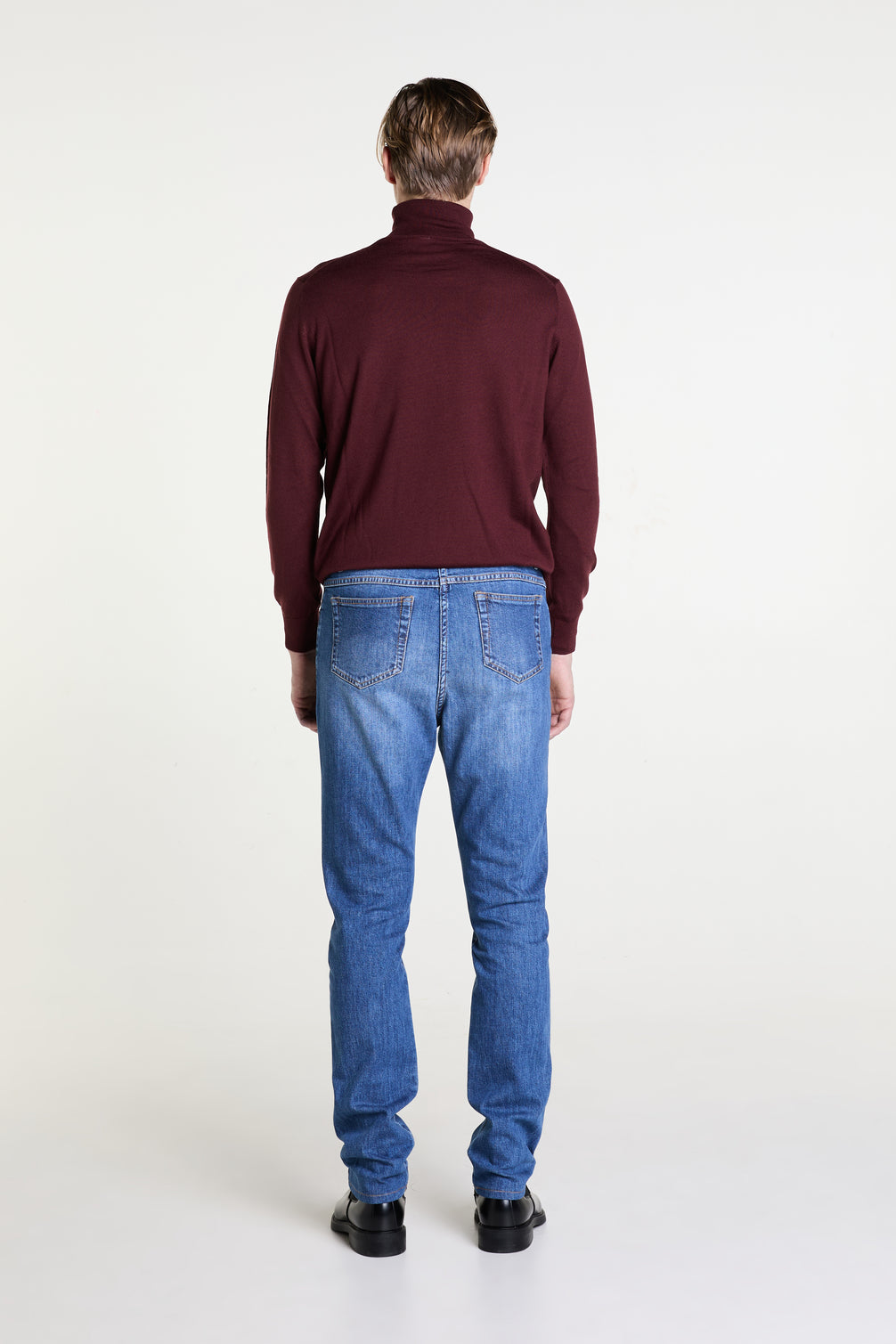 Made to Measure “Vento” Jeans in Nomad Blue Wash Denim