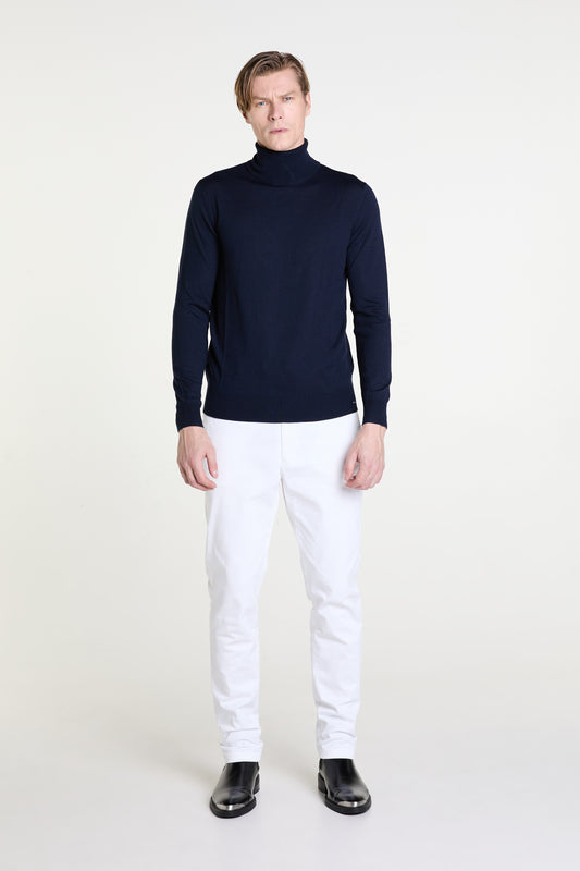 Slim-fit Chinos In Serge
