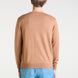 V-Neck Sweater in Beige Merino Wool