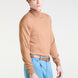 Rollneck Sweater in Beige Merino Wool