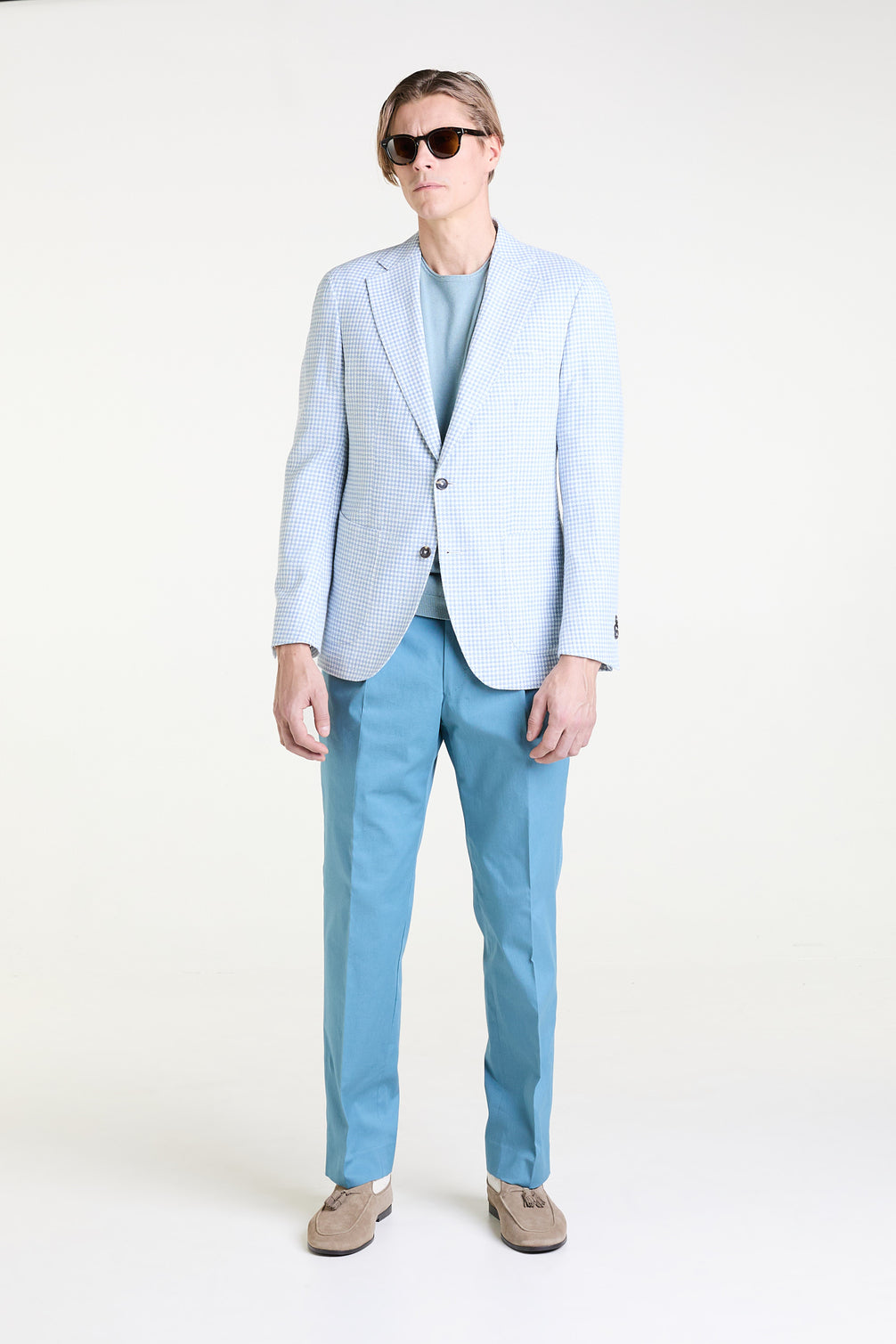 Made to Measure “Nuvola” Jacket in Wool, Silk and Cotton Fabric by Carlo Barbera
