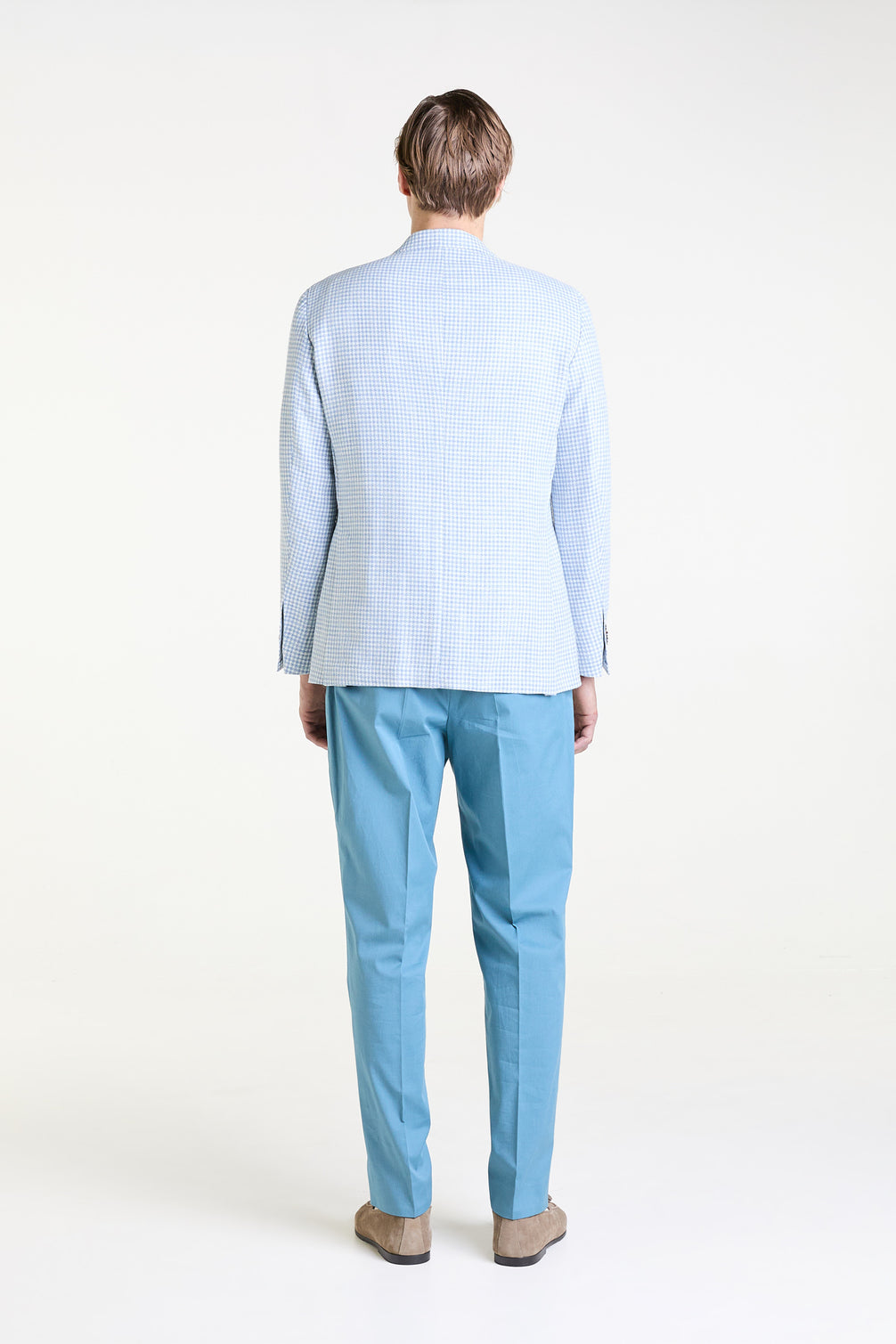 Made to Measure “Nuvola” Jacket in Wool, Silk and Cotton Fabric by Carlo Barbera