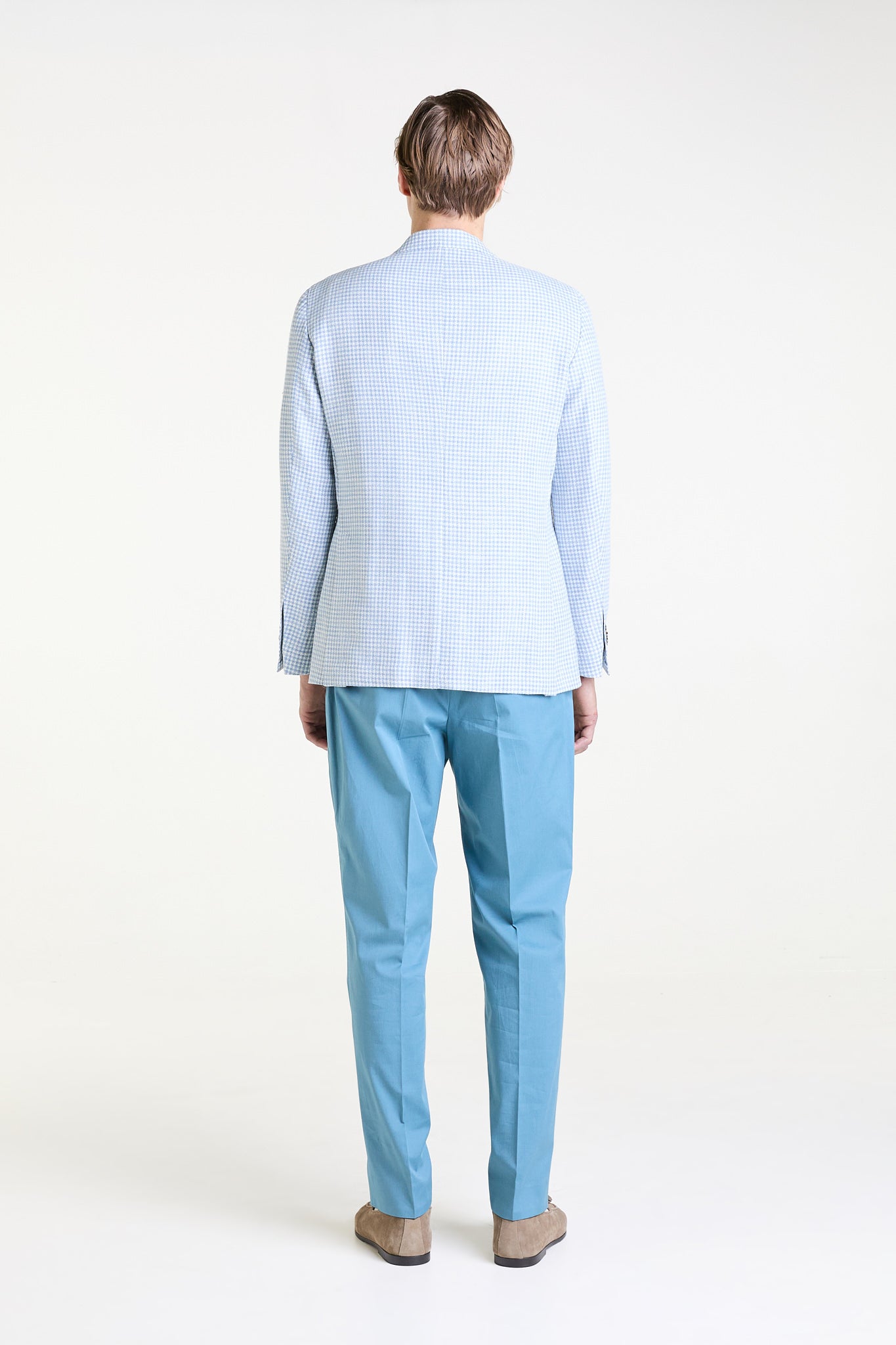 Made to Measure “Nuvola” Jacket in Wool, Silk and Cotton Fabric by Carlo Barbera