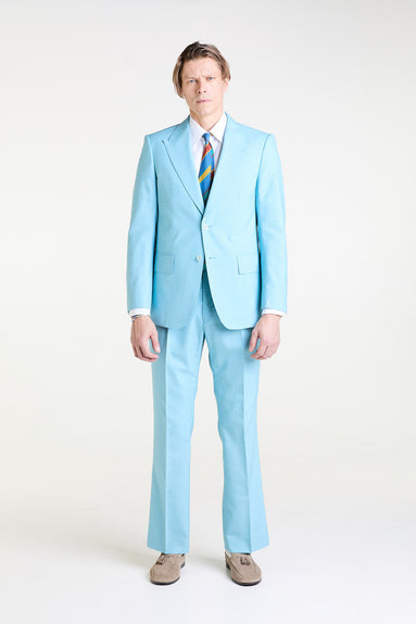Made to Measure “Davide” Suit in Wool, Linen and Silk fabric by Marzotto