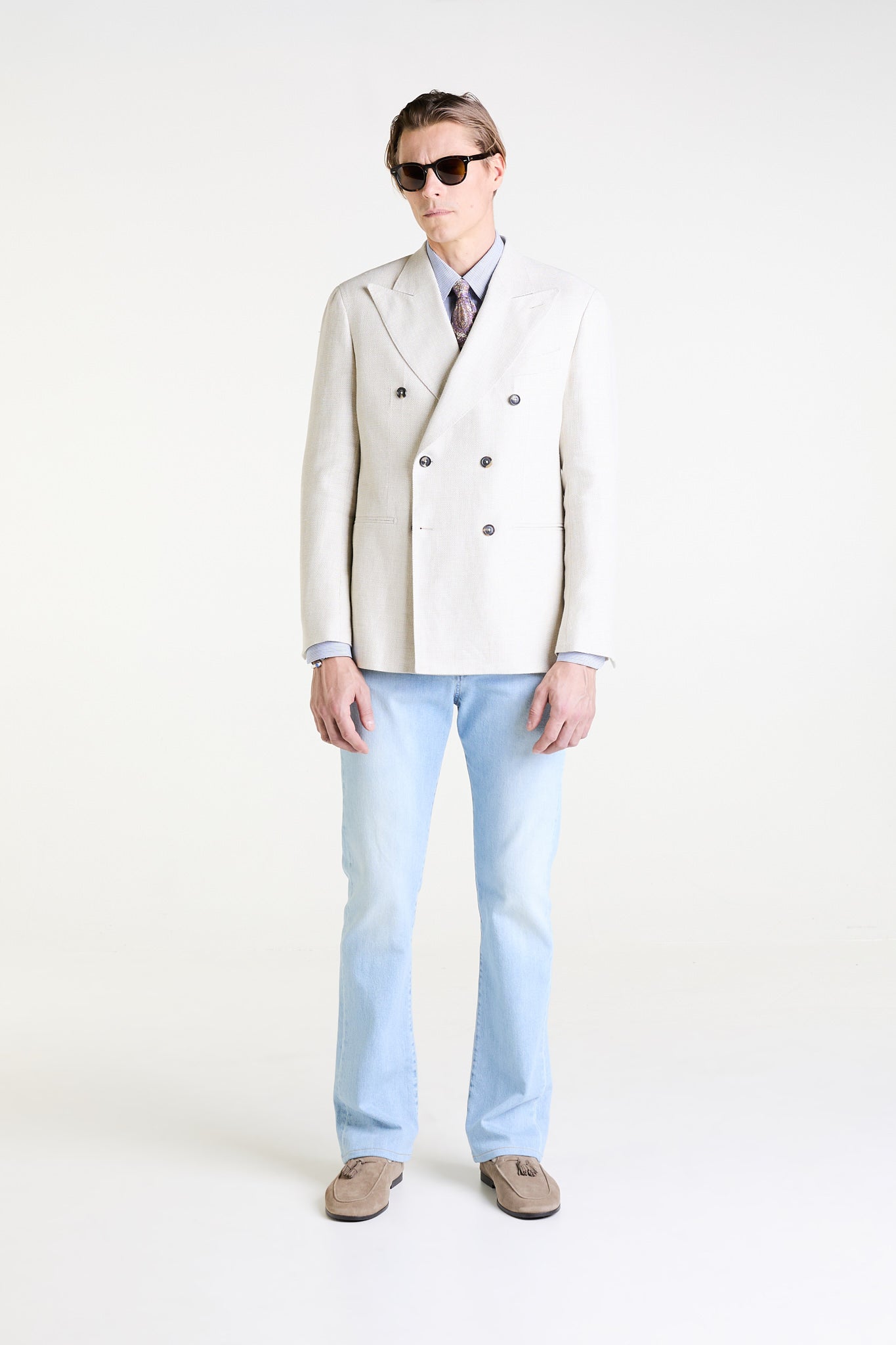 Made to Measure “Canapa” Jacket in Hemp and Wool fabric by Tallia di Delfino