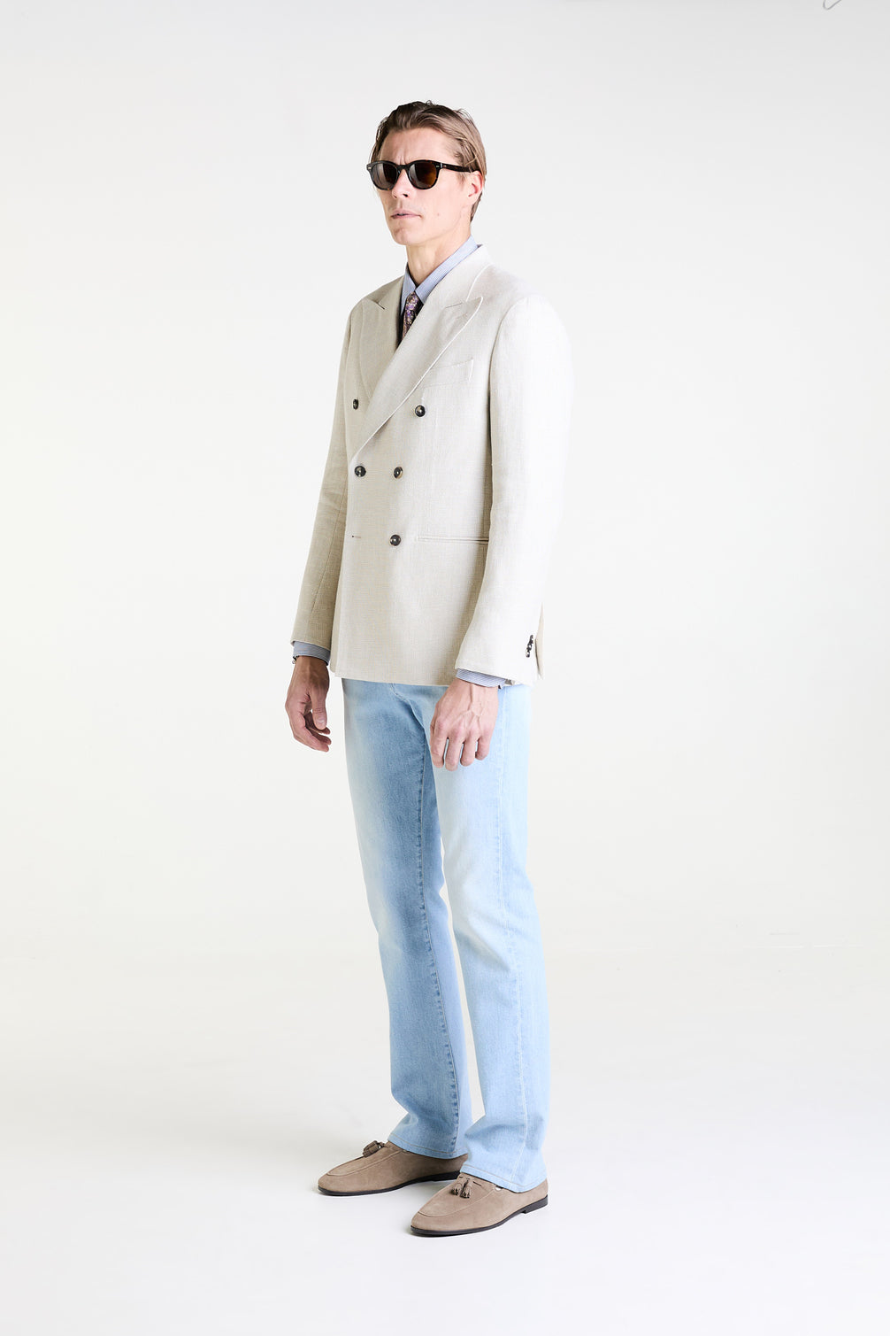 Made to Measure “Canapa” Jacket in Hemp and Wool fabric by Tallia di Delfino