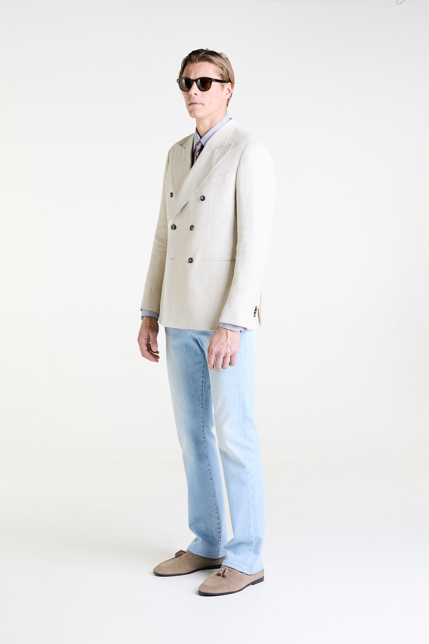 Made to Measure “Canapa” Jacket in Hemp and Wool fabric by Tallia di Delfino
