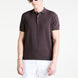 Knitted Polo in Cacao Superfine Cotton