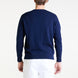 V-Neck Sweater in Navy Superfine Cotton
