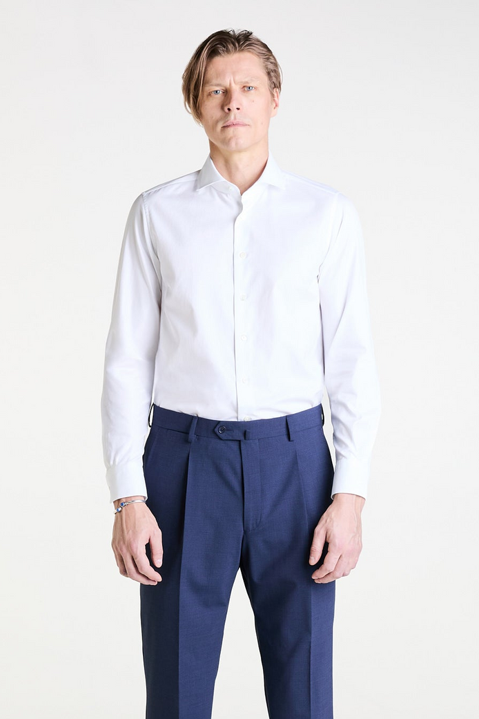 Made to Measure “Piumino” Shirt in Pure Natural Stretch Cotton fabric by Albini