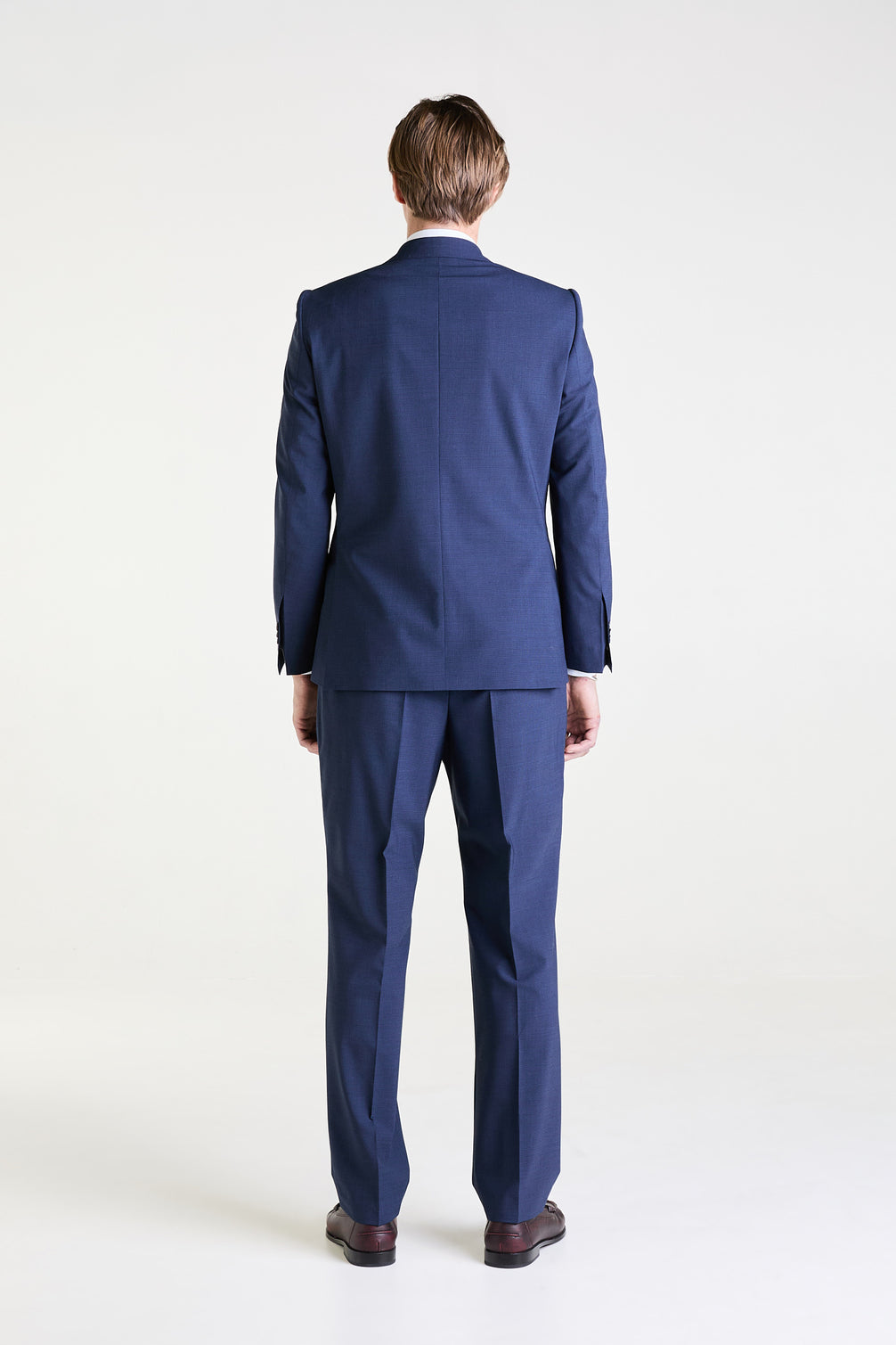 Made to Measure “Traveller” Suit in Wool, Recycled Polyester and Elastane
