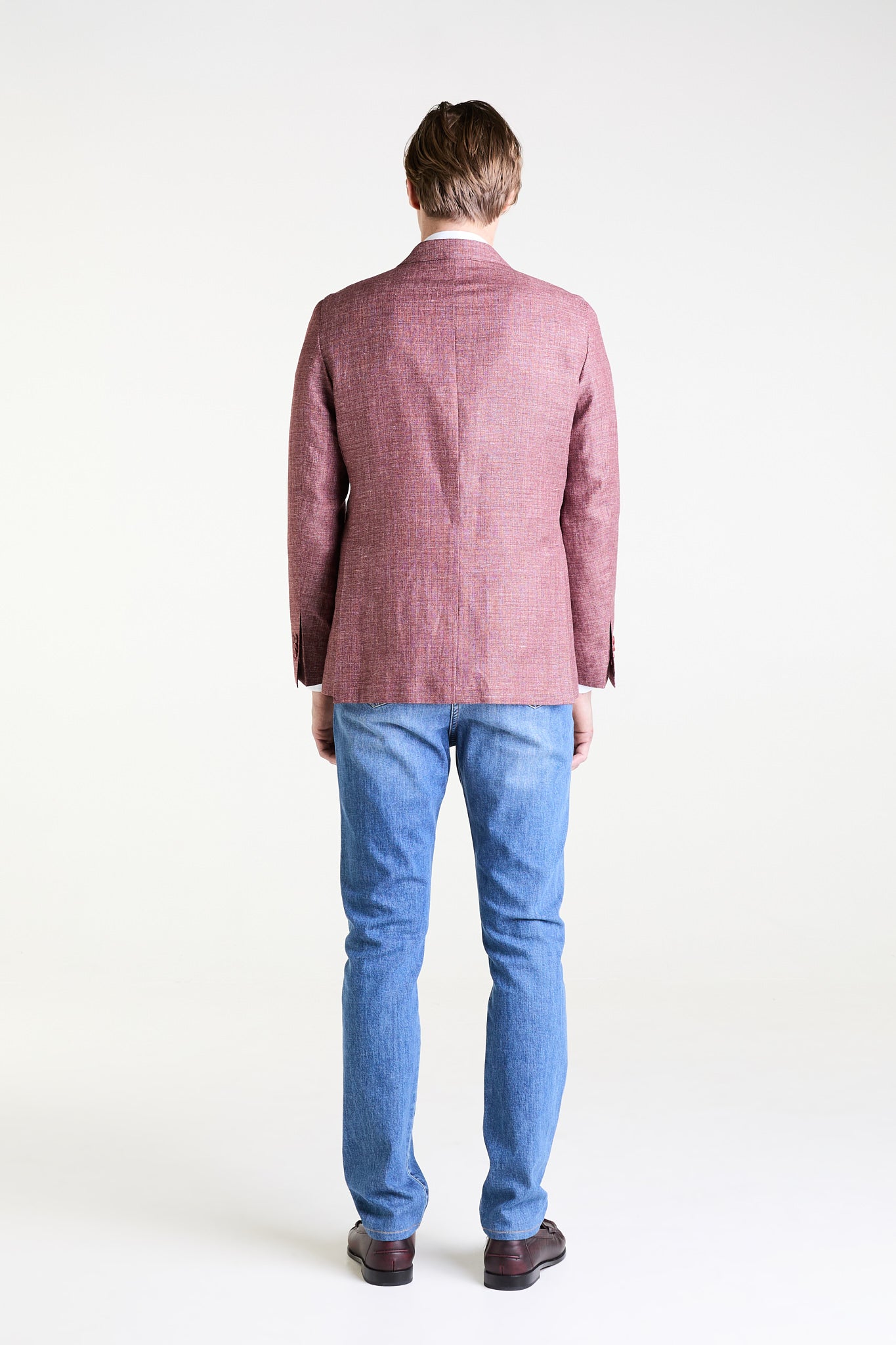 Made to Measure “Pinot” Jacket in Linen and Wool fabric by Reda