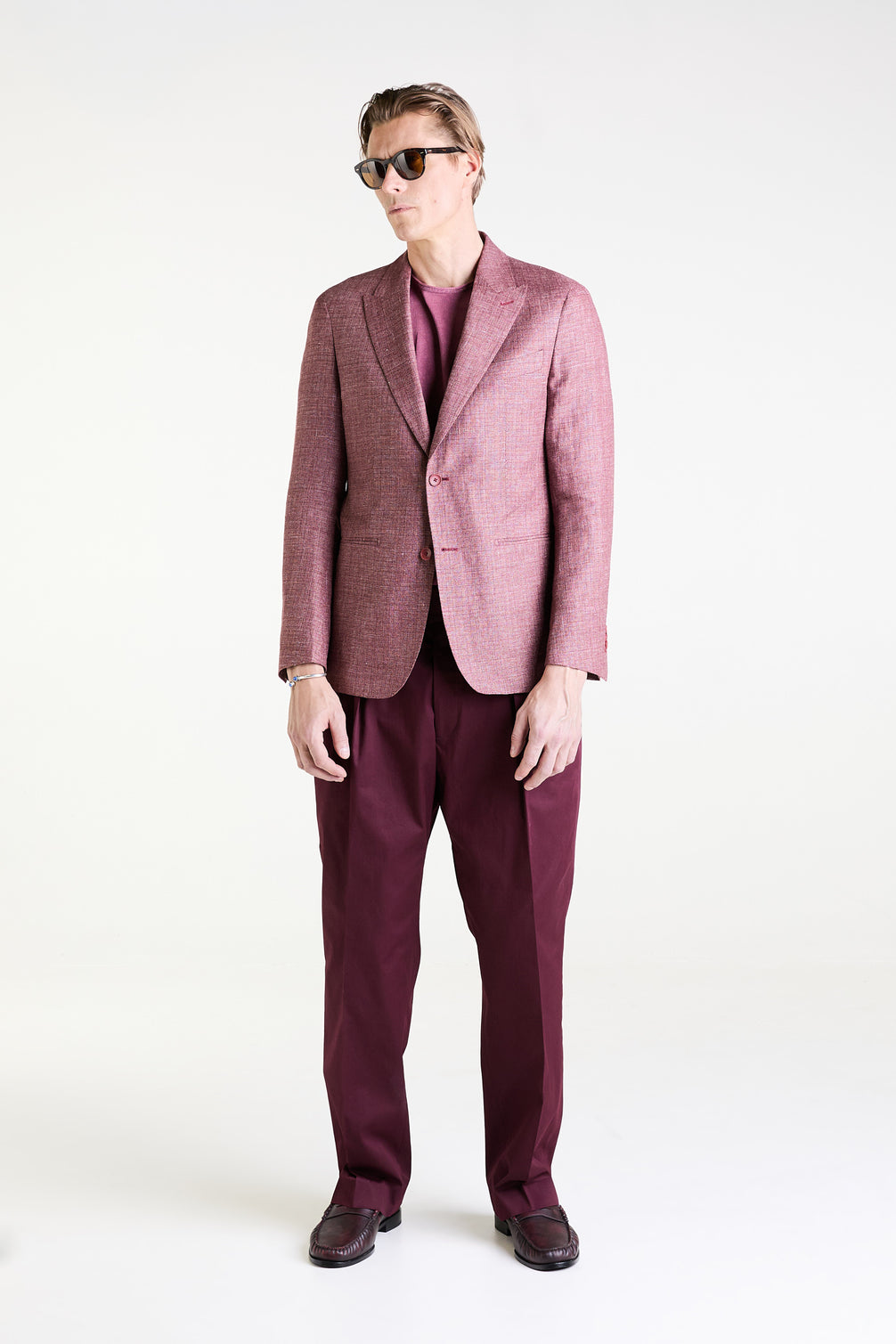Made to Measure “Pinot” Jacket in Linen and Wool fabric by Reda