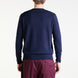 V-Neck Sweater in Navy Merino Wool