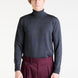 Rollneck Sweater in Dark Grey Merino Wool