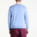 V-Neck Sweater in Light Denim Merino Wool