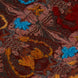Handmade Embroidered Floral Scarf | Teal