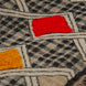 Handmade Embroidered Argyle Scarf | Beige
